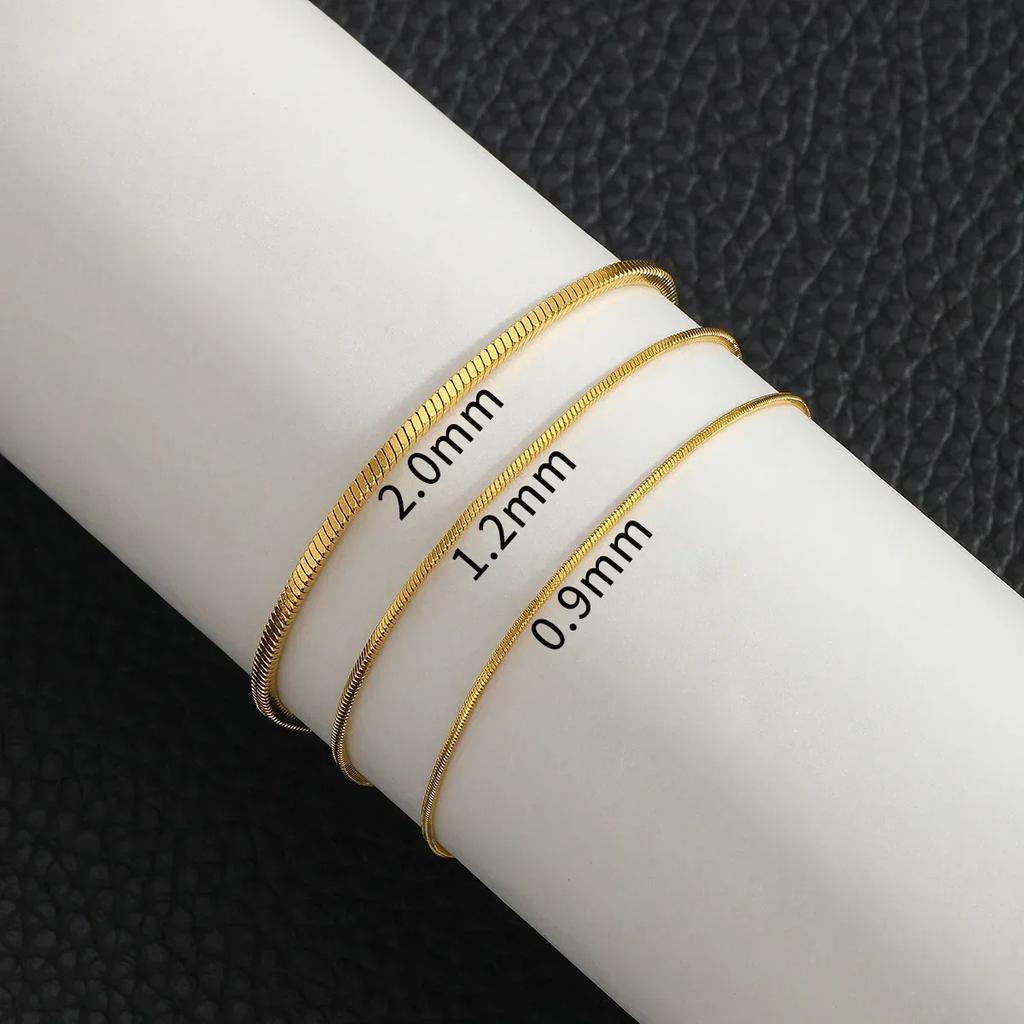 Fashion New Box Chain Bracelet Men Stainless Steel Gold Silver Color Square Pendant Bracelet Gift Trendy Jewelry Accessories