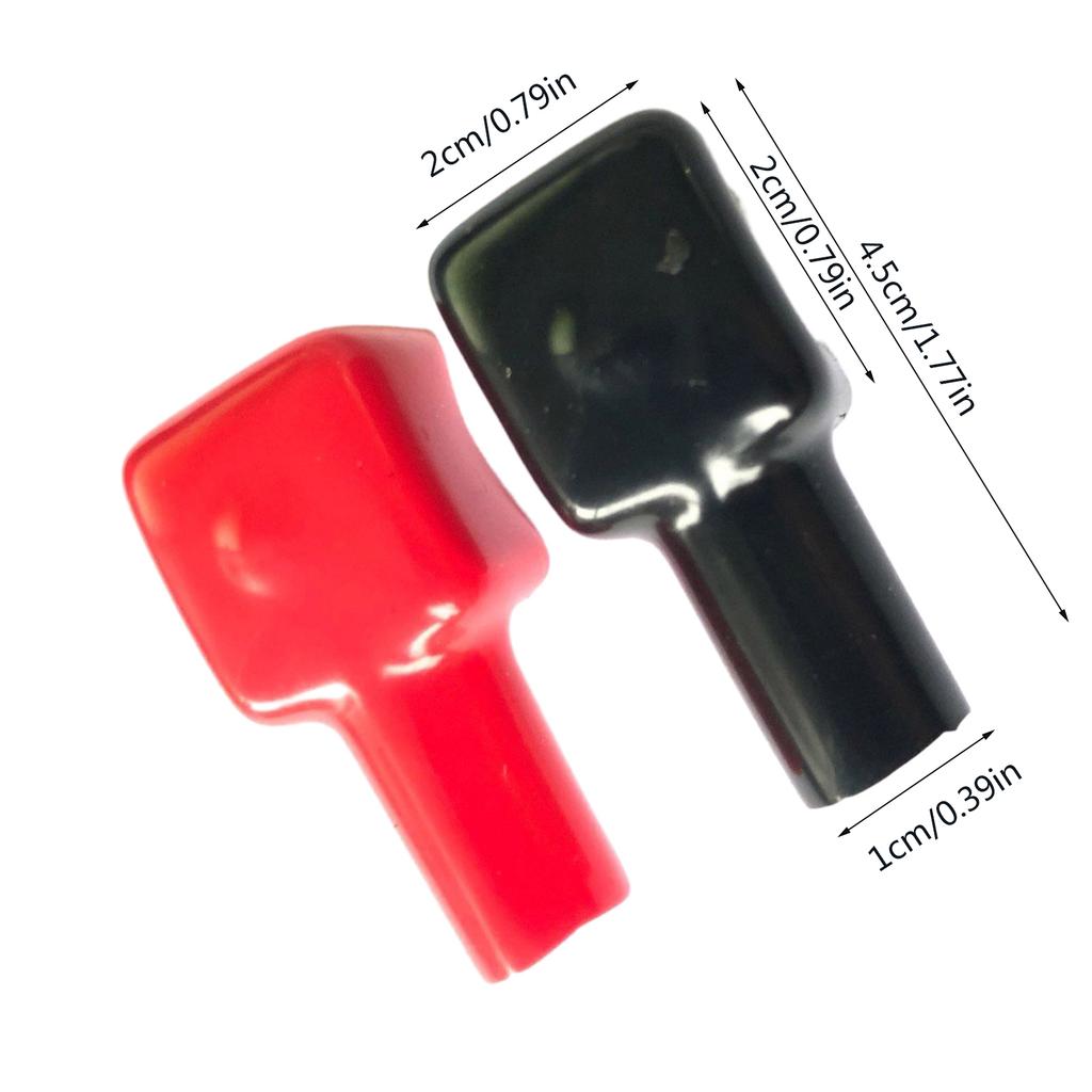 Battery Terminal Covers Positive Negative Top Post Cap Protections Universal Motorcycle Truck Battery Wire Connector Cap