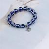 1PC Turkish Blue Eye Bracelet Fatima Palm Demon Eye Beaded Bracelet