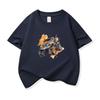 Kids Cotton T Shirt Bright Splash Offroad Vehicle Print Crew Neck Short Sleeve Tee Casual Breathable Boys Girls Summer Tops