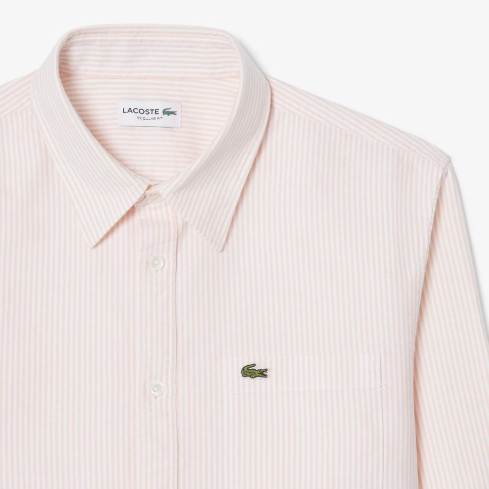 [lacoste] Men's Oxford Stripe Shirt CH7552-56G75D