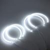 White  Rings SMD Light LED Angel Eyes Kit For BMW 3 5 7 Series E36 E46 E39 E38 730iL 735i 320i 540i Car-styling 131mm 146mm