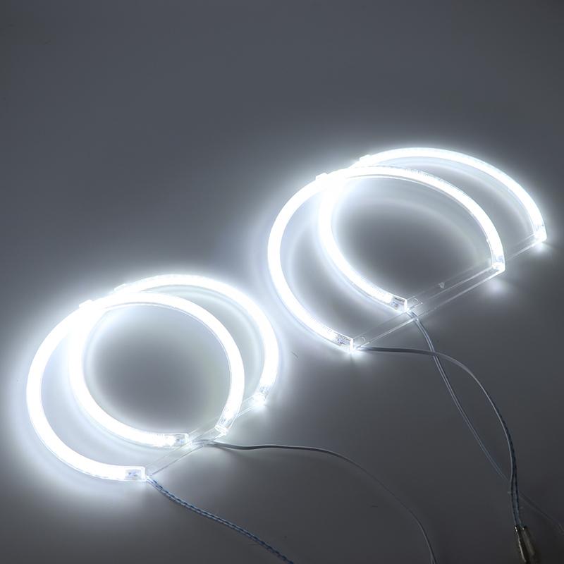 White  Rings SMD Light LED Angel Eyes Kit For BMW 3 5 7 Series E36 E46 E39 E38 730iL 735i 320i 540i Car-styling 131mm 146mm