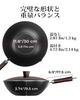 Armorbear Iron Wok with Glass Lid, 30cm, Carbon Steel, Flat Bottom, Induction Compatible, Triple Nitriding Treatment for High Rust Resistance