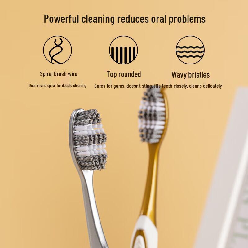 Yaboshi Magic Ocean Clean Spiral Soft Toothbrush 6-Pack