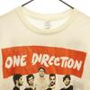 Gildan One Direction Print Short Sleeve T-shirt M White System Men's Used