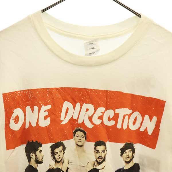Gildan One Direction Print Short Sleeve T-shirt M White System Men's Used