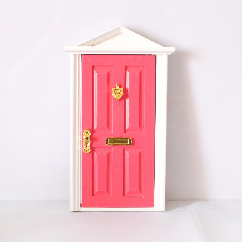Wooden Entryway Door for 1:12 Scale Dollhouse