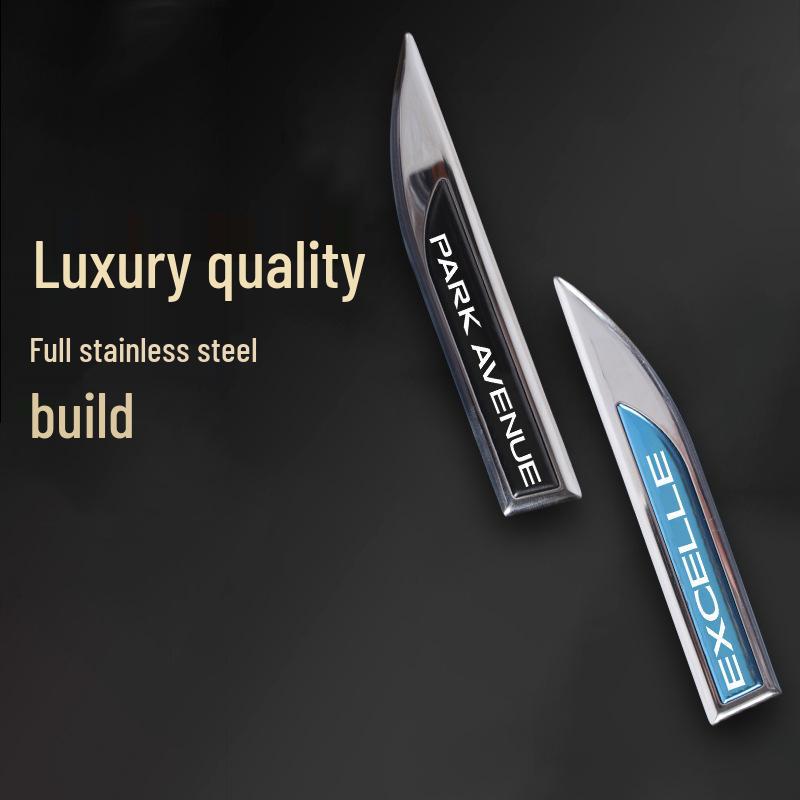 Universell Buick Sidomarkeringsblad Utseende 3D Självhäftande Dekorativ Klistermärke