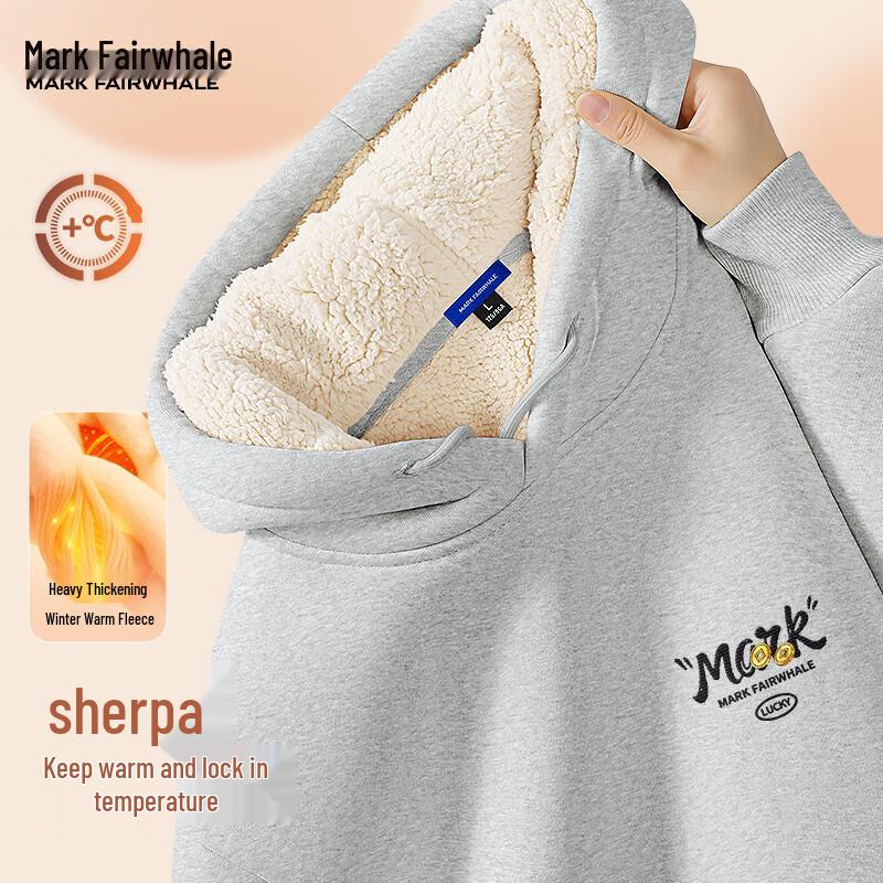 Mark Fairwhale Men s Heavyweight Fleece-Lined Hooded Sweatshirt 2XL