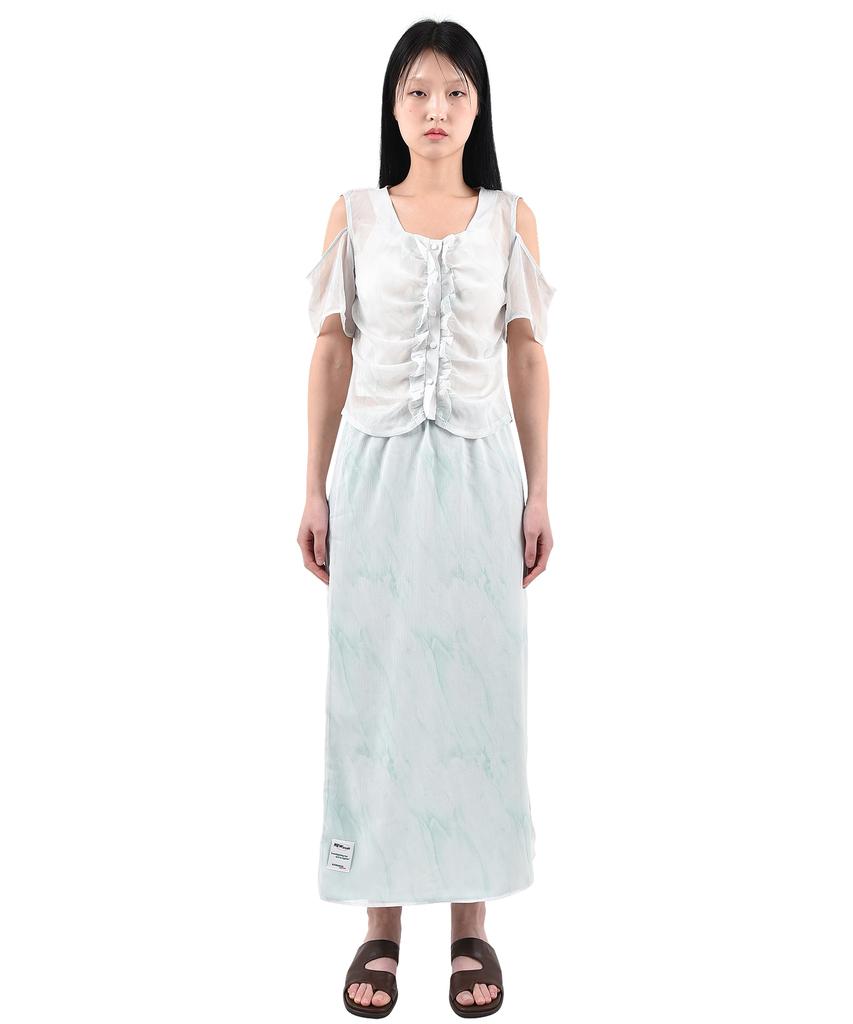 KATHARSIS Cut-Off Chiffon Blouse Mt_Free