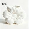 Cute Aesthetic Desk Decor Satin Flower Pen Holder, Petal Design Organizer, Durable Unique Floral Accessory PLA Desktop Storage Container, for