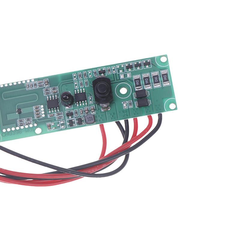 3,2V 3,7V Solar-Wandleuchten-Controller Platine mit Infrarot-Bewegungssensor, Zeitschaltung + Mikrowellen-Radar-Induktionsschalter
