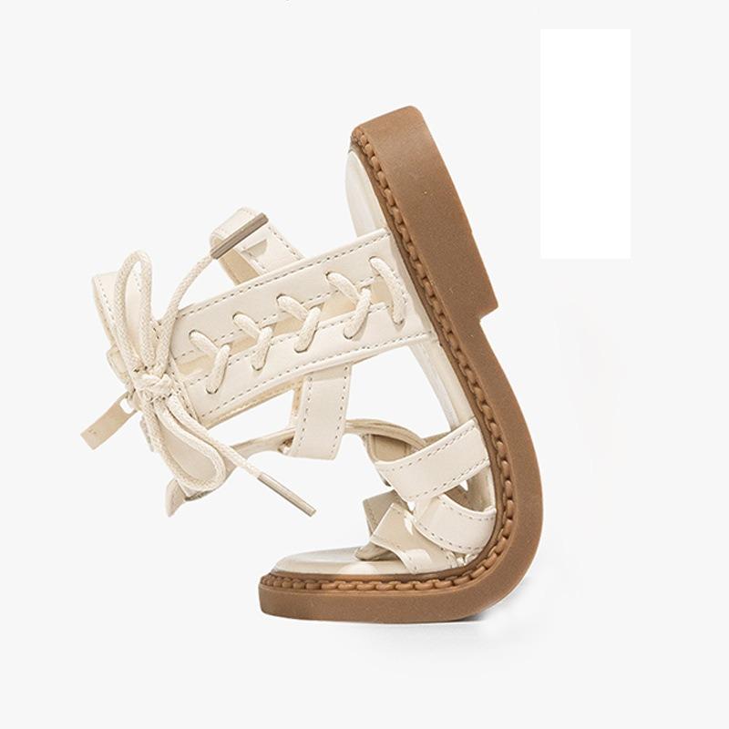 Neue Sommer Sandalen mit offenen Zehen für den Strand, Prinzessinnen-Stil für große und mittelalte Mädchen