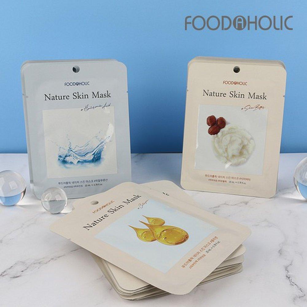 

(30 sheets) Nature Skin Moisturizing Mask Pack (Collagen, Hyal, Butter)