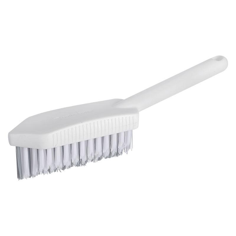 Crevice & Tile Hard Bristle Brush for Bathroom - Perfect for Gaps, Floors, Walls, Sinks, Bathtubs, and More