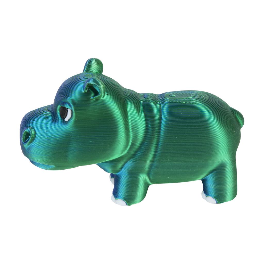 3D-gedrucktes unerreichbares Nilpferd-Spielzeug, Nilpferd-Ornamente, 3D-gedruckte Nilpferd-Spielzeug-Dekoration, Stressabbau, bewegliches Nilpferd