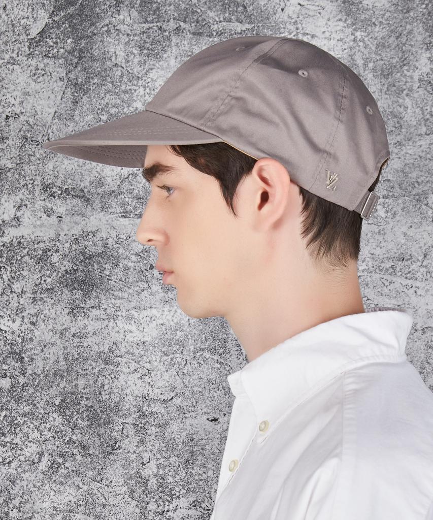 Bajal Ordinary Oversized Cotton Ball Cap Gray