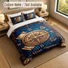 Adventure Journey Theme Personalized 3Pcs Bedding Set Custom Text & Name 1 Sheet 2 Pillowcases Household Bedding 1pc