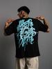 Oversized T-shirt with Earth Print