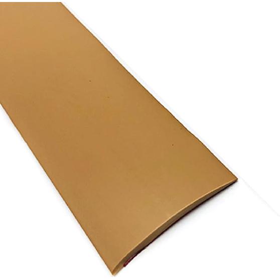 Winilowa Płaska Listwa Przejściowa na Podłogę Samoprzylepna Listwa Oddzielająca Krawędź Podłogi Szerokość 5cm/2 cale Można Ciąć (Czarny 4m/13ft)