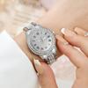 Ladies Watch Set, Steel Belt Full of Diamonds, High-end Quartz Watch Temperament, Business Leisure Watch Wholesale