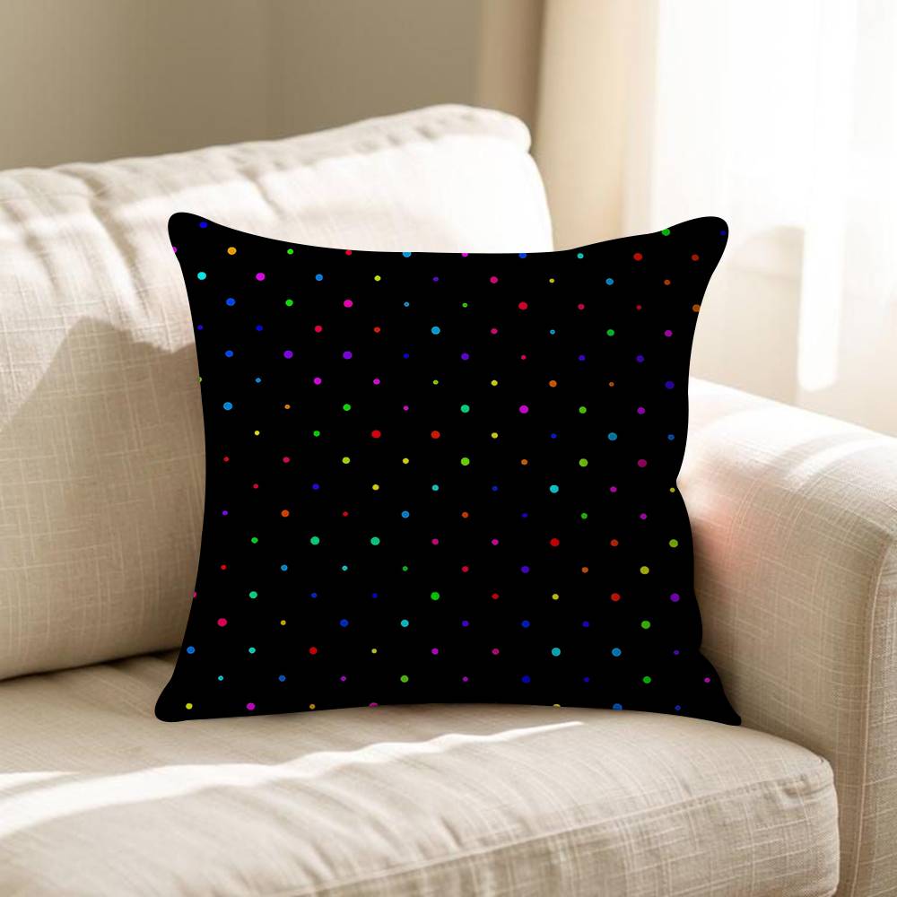 Fashion Polka Dot Pillowcase Toon Gift Cushion Cover Bedroom Home Sofa Chair Seat Decor Pillow Case