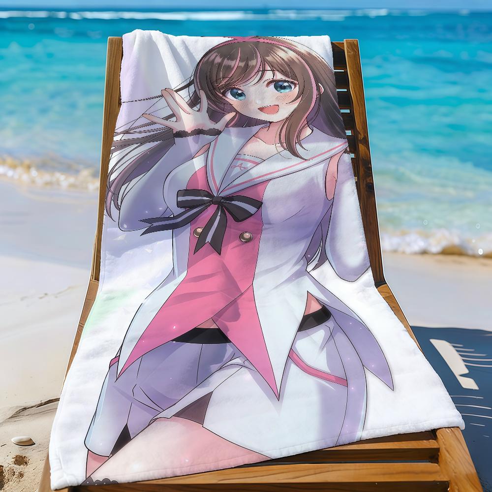 Musician Kizuna A-Ai Towel Sports Quick Dry Travel Camping Gear Sandproof Soft Light Large Beach Towel