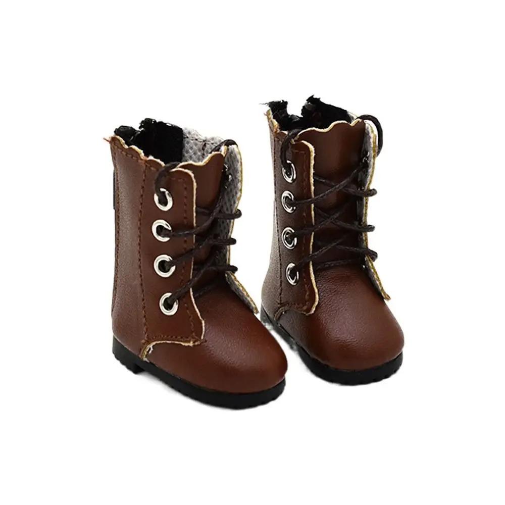 PU Leather Doll Boots Casual Wear Doll Leather Shoes Humanoid 1/6 Doll Shoes  Children's Toy