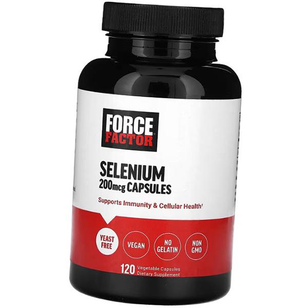 L-Селенометионин, Selenium 200, Force Factor  120вегкапс (36641002)