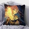 Reze  Chainsaw Man Anime Girl Fujimoto Tatsuki Pillow Covers Home Sofa Cushion Covers and Aecorative Custom