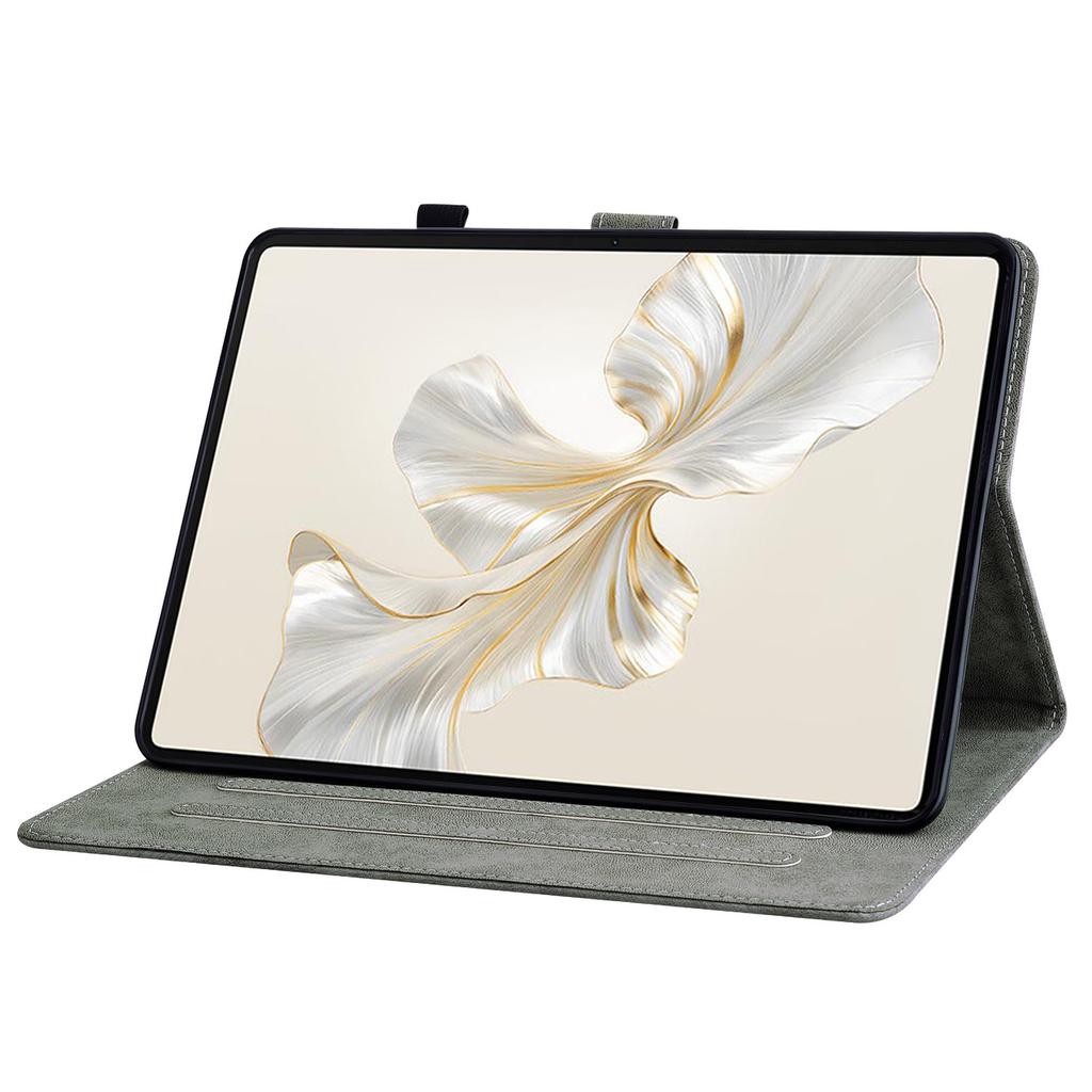 For Honor Pad 9 Case Tiger Pattern PU Leather Anti-slip Protective Tablet Cover