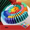 1 Set Dominoes 120 Pieces Table Games Building Blocks Blister Pack Fun Family Game