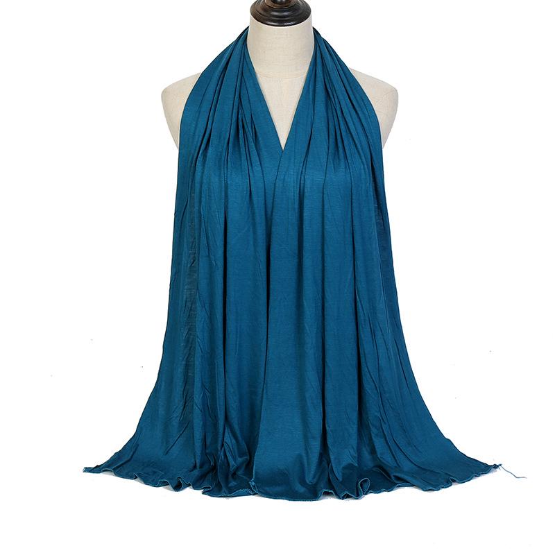 Modal Solid Color Long Scarf: High-Quality, Breathable, Soft Handfeel, Mercerized Cotton (YW125)