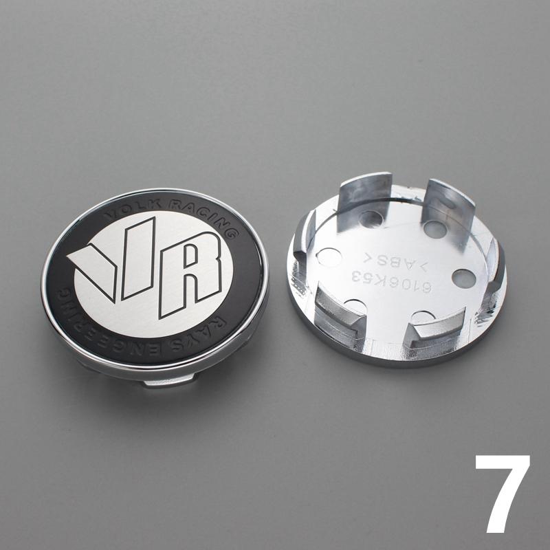 4pcs 53mm/48mm clip rays wheel center cap for rims wheel cover hub cap volk logo emblem stickers rays racing