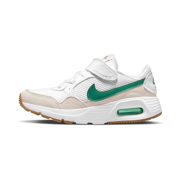 Nike Air Max SC Velcro Low Top Running Shoes Kids Sneakers White Green CZ5356-104