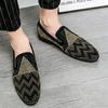 Britain Gentleman Designer New Men's Pointed Charm Rhinestone Formal Shoes Male Wedding Dress Homecoming Wedding Footwear