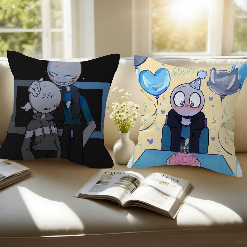 Peter Y-Your B-Boyfriend Club Bar Paper Vintage Pillow Anime Pillow Sofa Bed Head Pillow Cover Cushion Cover 45x45 cm Fashion