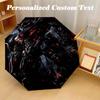 Windproof Folding Umbrella, 8‑Rib Auto Open Close Transformers Umbrella for Rain Sun Protection