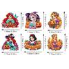 6pcs/Set Princess Series Diamond Painting Magnets for Refrigerator Diamond Art Fridge Magnets for Adults Diamond Art Refrigerator Magnets Kits