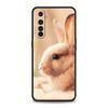 Cute White Baby Rabbits Phone Case For Realme 12 11 10 9 8 5G 7 6 GT5 GT3 GT2 Pro C21 C25 C35 For Realme GT Neo 2 3 3T 5 Cover
