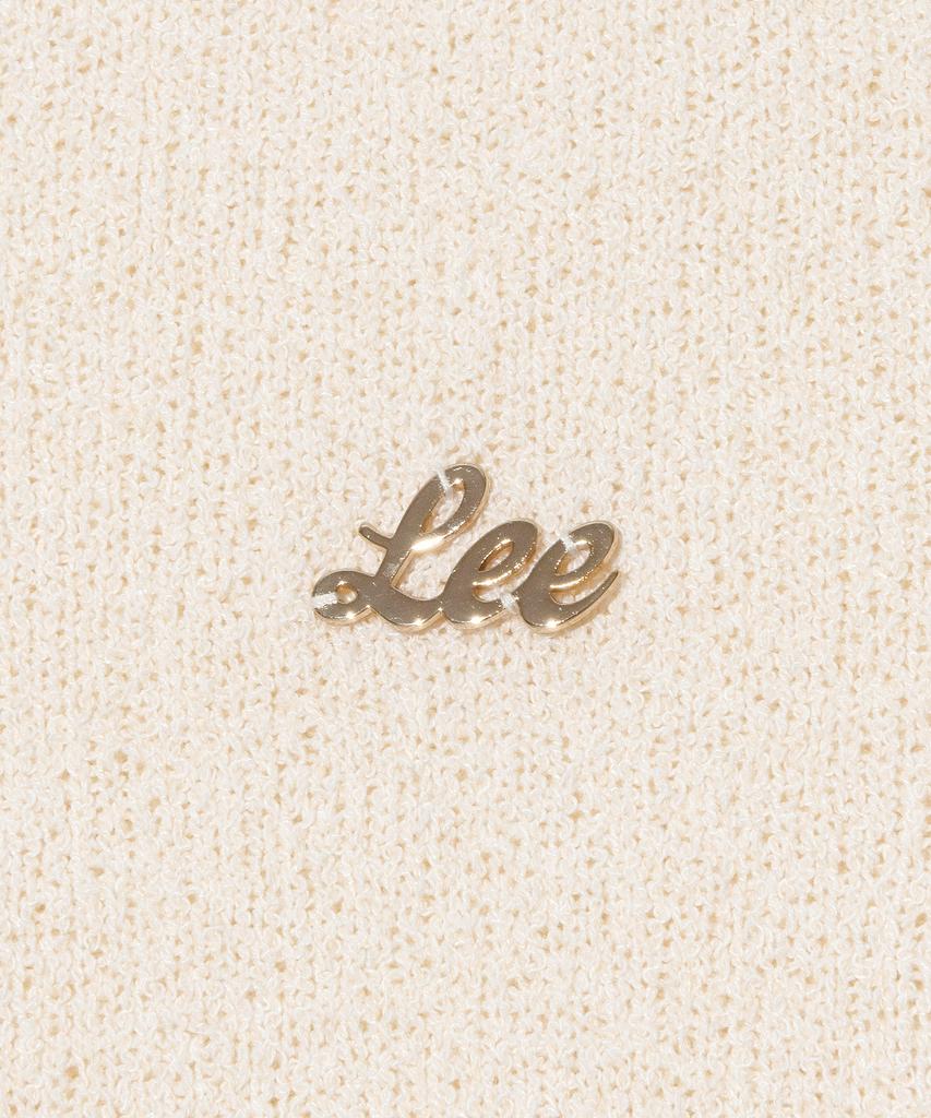 LEE Women'S Boucle Short Sleeve Knit Ivory