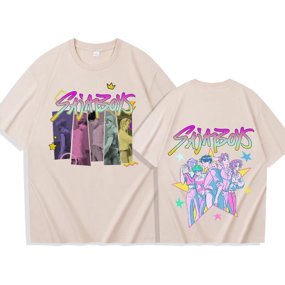Kpop Demon Hunters Fanmerch Mira Rumi Zoey Huntrix Shirt Summer Graphic Shirts Fan Gift Women Casual Cotton Oversized Tees