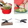 Multipurpose Stainless Steel Kitchen Scissors With Cutting Board Perfect For Vegetables And Baby Food