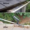 Telescopic Portable Gutter Cleaning Brush Leaf Roofing Detachable Guard  Clean Behind Skylights