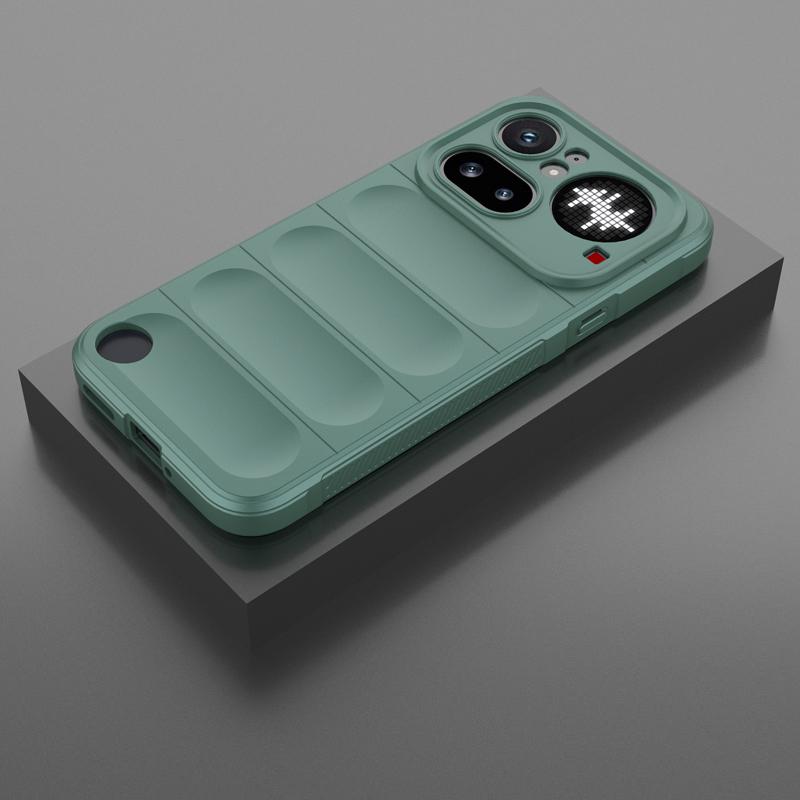 For Nothing Phone 4A Pro Case Anti-slip Grip Anti-Fingerprint Airbag Shockproof Soft Silicone TPU Full Protection Back Cover