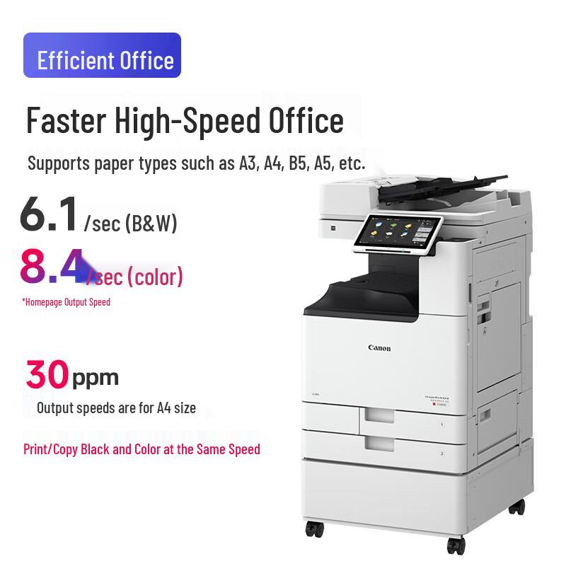 Canon C3930 A3 Color Laser Multifunction Printer CN plug (adapter included)