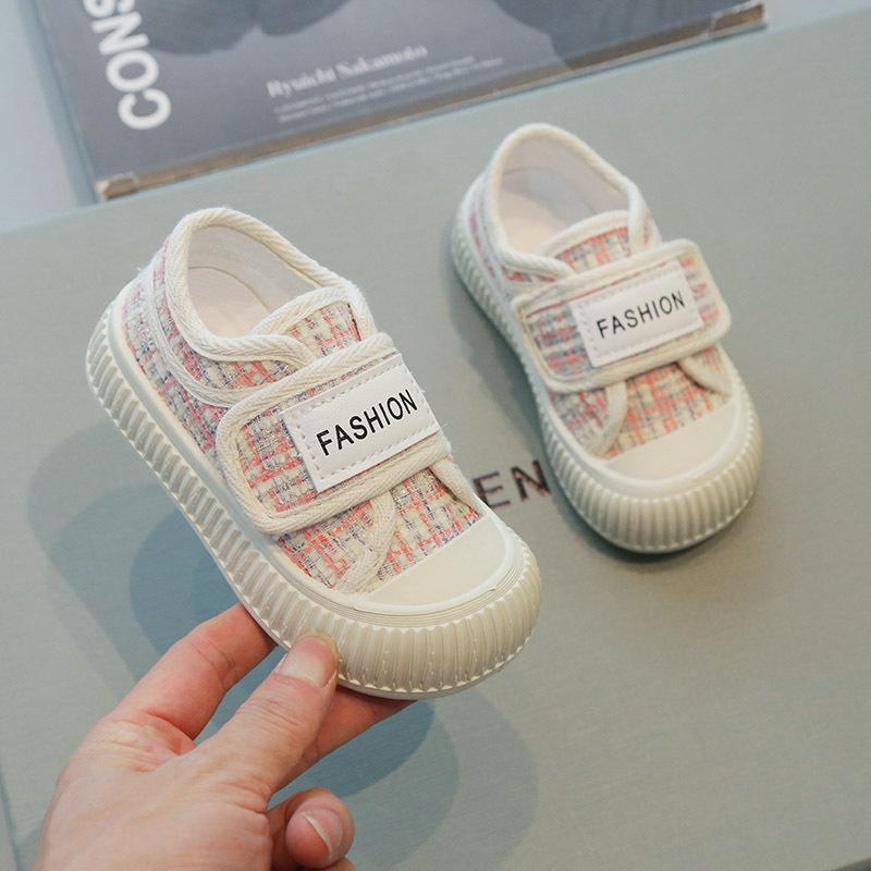 Korean Girl Style Design Sense Children's Canvas Shoes Non-slip Classmates Girls Board Shoes