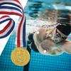 4.9cm Gold Medal Sports Rewards with Neck Ribbon Metal Winner Medals Competition Medals for Talent Show Party Race