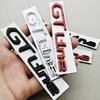 AAXJ1 3D Metal Chrome Logo GT Line Emblem Badge For Peugeot 2008 301 307 308 408 3008 508 208 Car Rear Trunk Fender Styling Decoration